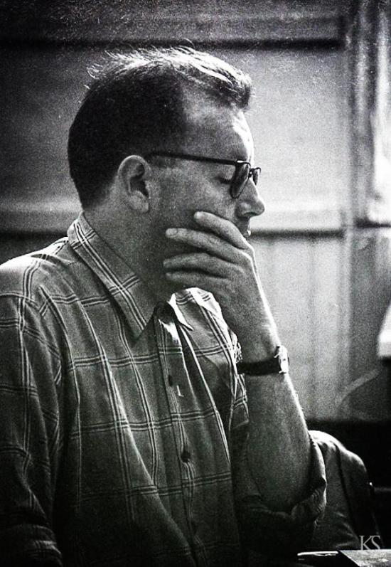 "The Trick is to Keep Breathing" rehearsals