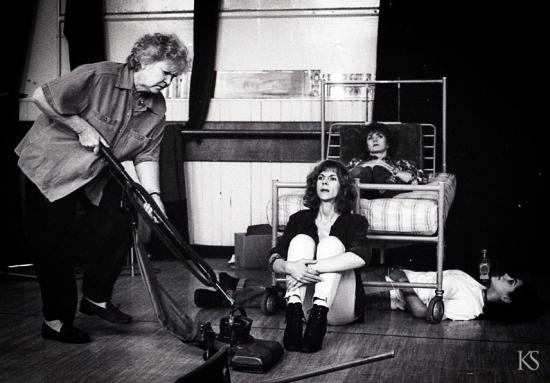 "The Trick is to Keep Breathing" rehearsals